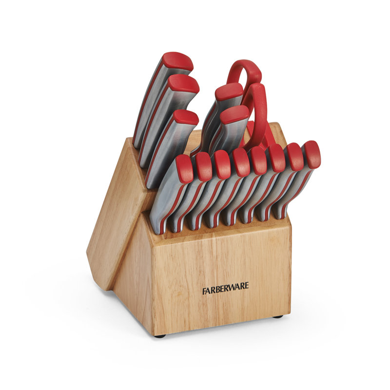 Farberware Edge Keeper 15Piece Knife Block Set & Reviews Wayfair